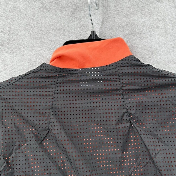 Nike Golf Tour Performance Jacket &‎ Vest Womens MEDIUM Lightweight Black Orange - Picture 12 of 14